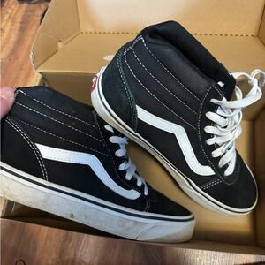 Vans Black and White Sneakers